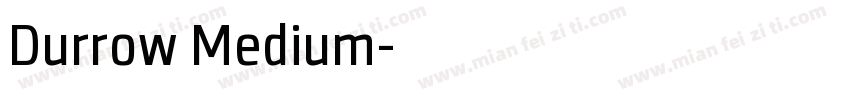 Durrow Medium字体转换